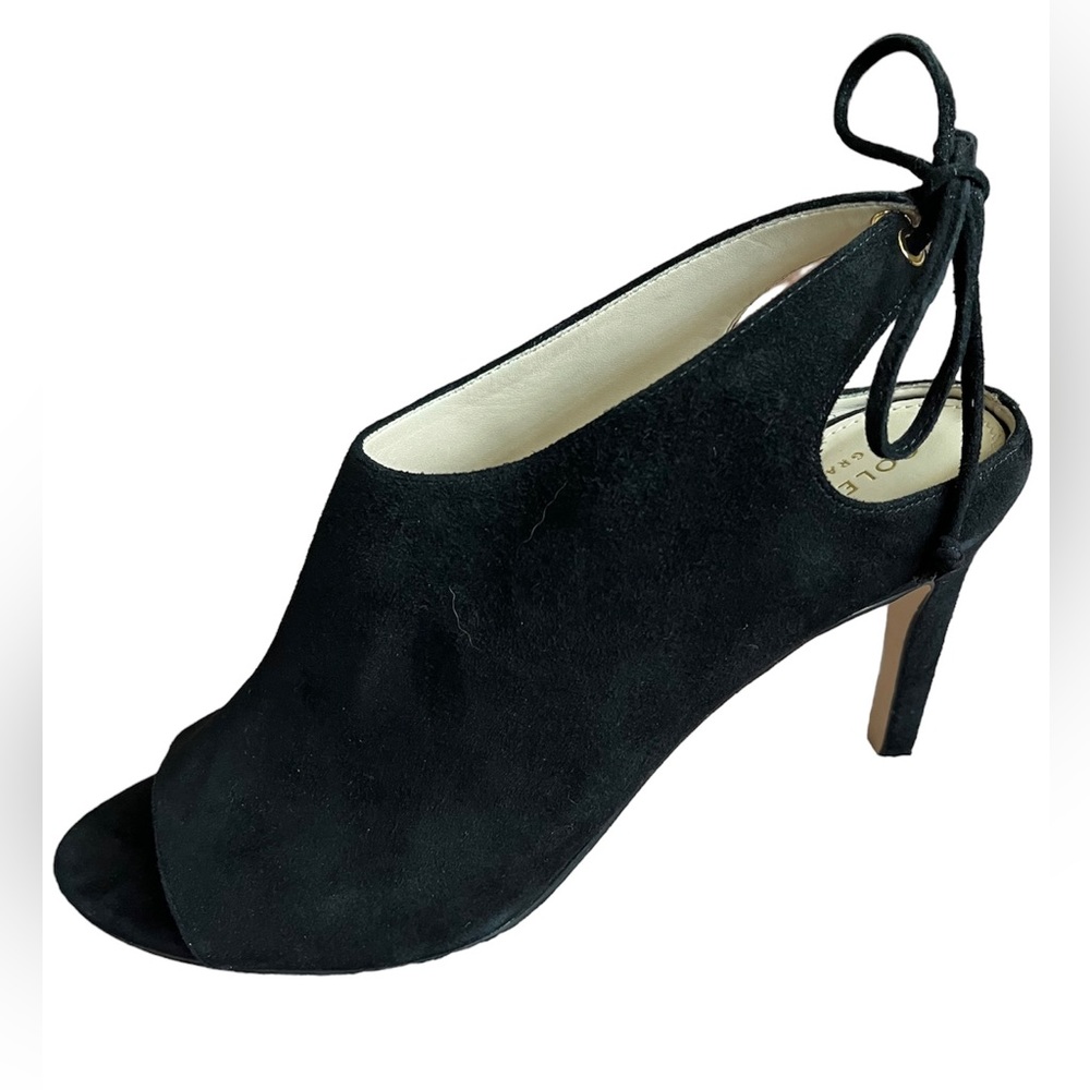 Cole Haan Black Suede Shoes Sz 8.B